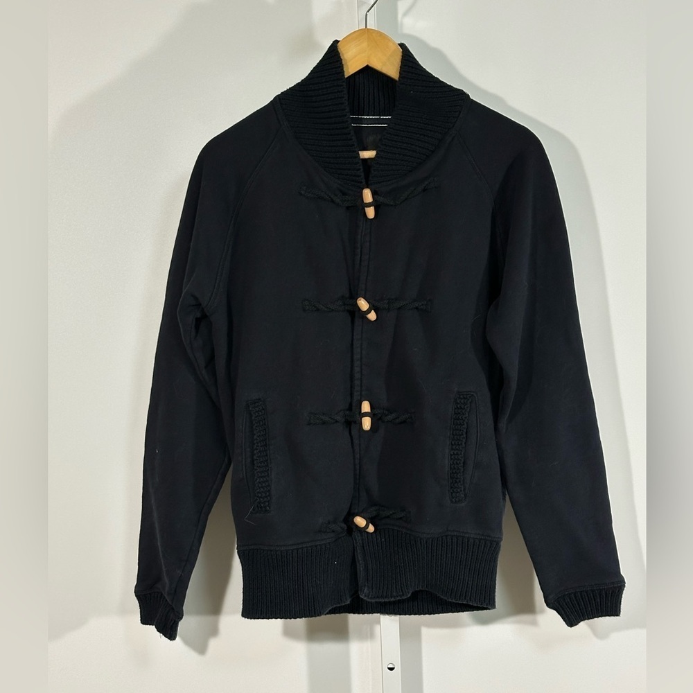 Zara Man Navy Toggle Shawl Collar Jacket
Size L